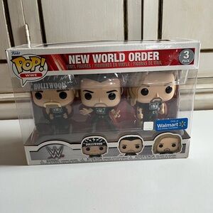New Funko Pop! 3 Pack WWE New World Order Hulk Hogan Scott Hall Kevin Nash